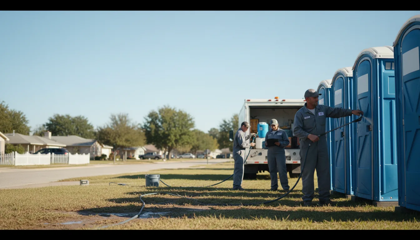 Long-Term Portable Toilet Rental in Helmsburg, IN near me